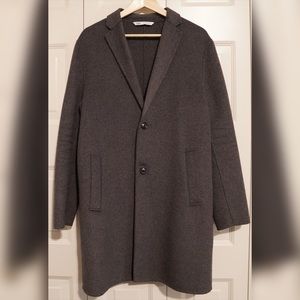 Grey Zara Coat Size Medium